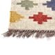 Handmade Multicolor Jute Vintage Dhurrie For Home